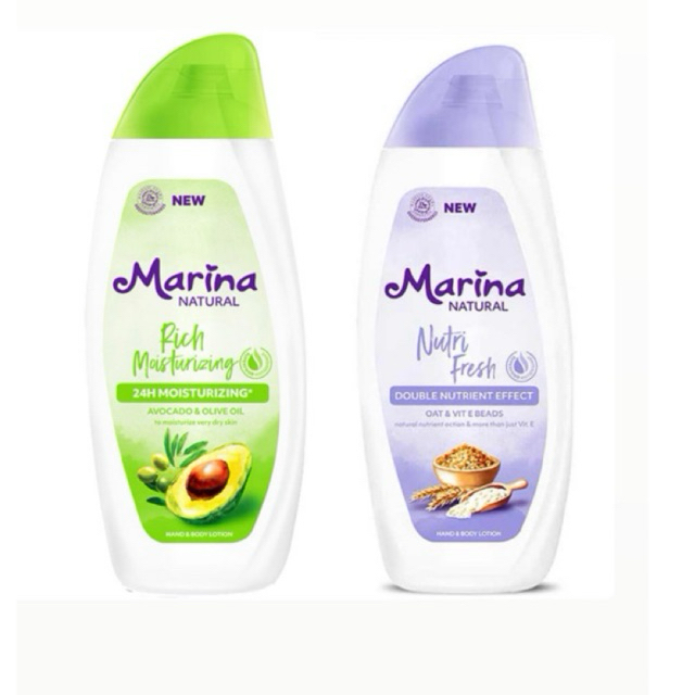 MARINA BODY LOTION AVOCADO DAN OAT VIT MARINA UNGU MARINA HIJAU MARINA HANDBODY MARINA BODY LOTION