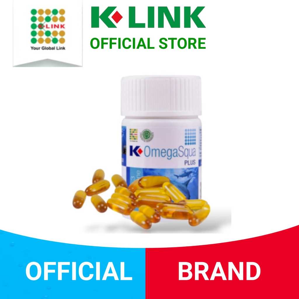 K Omega squa plus original 100%.EXP April 2026.Omega Squa Plus Halal dan BPOM.Omega squa k link ori.