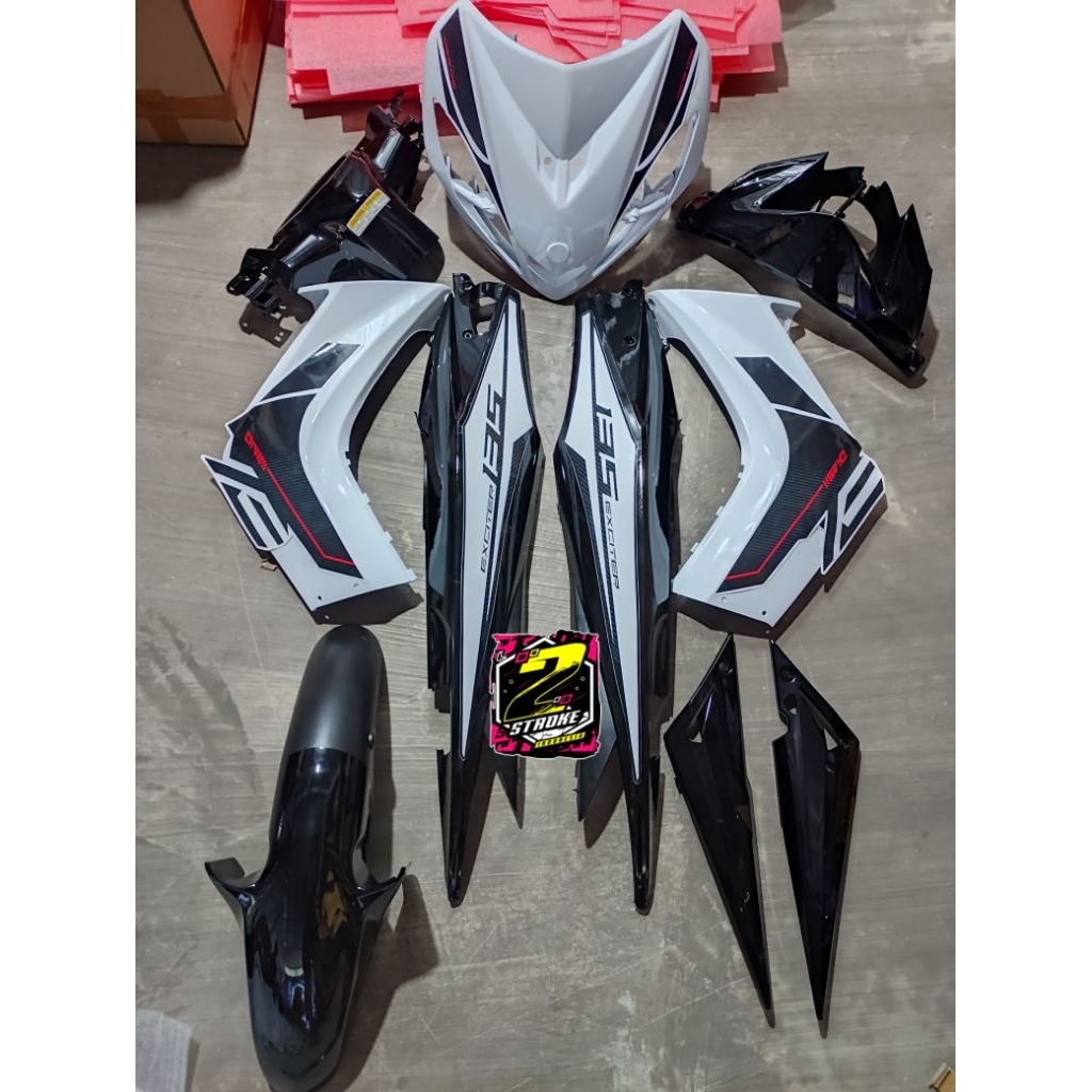 COVER BODY HALUS FULLSET YAMAHA JUPITER MX LAMA BODI SET JUPITER MX OLD 135 CUSTOM STIKER DECAL WARN