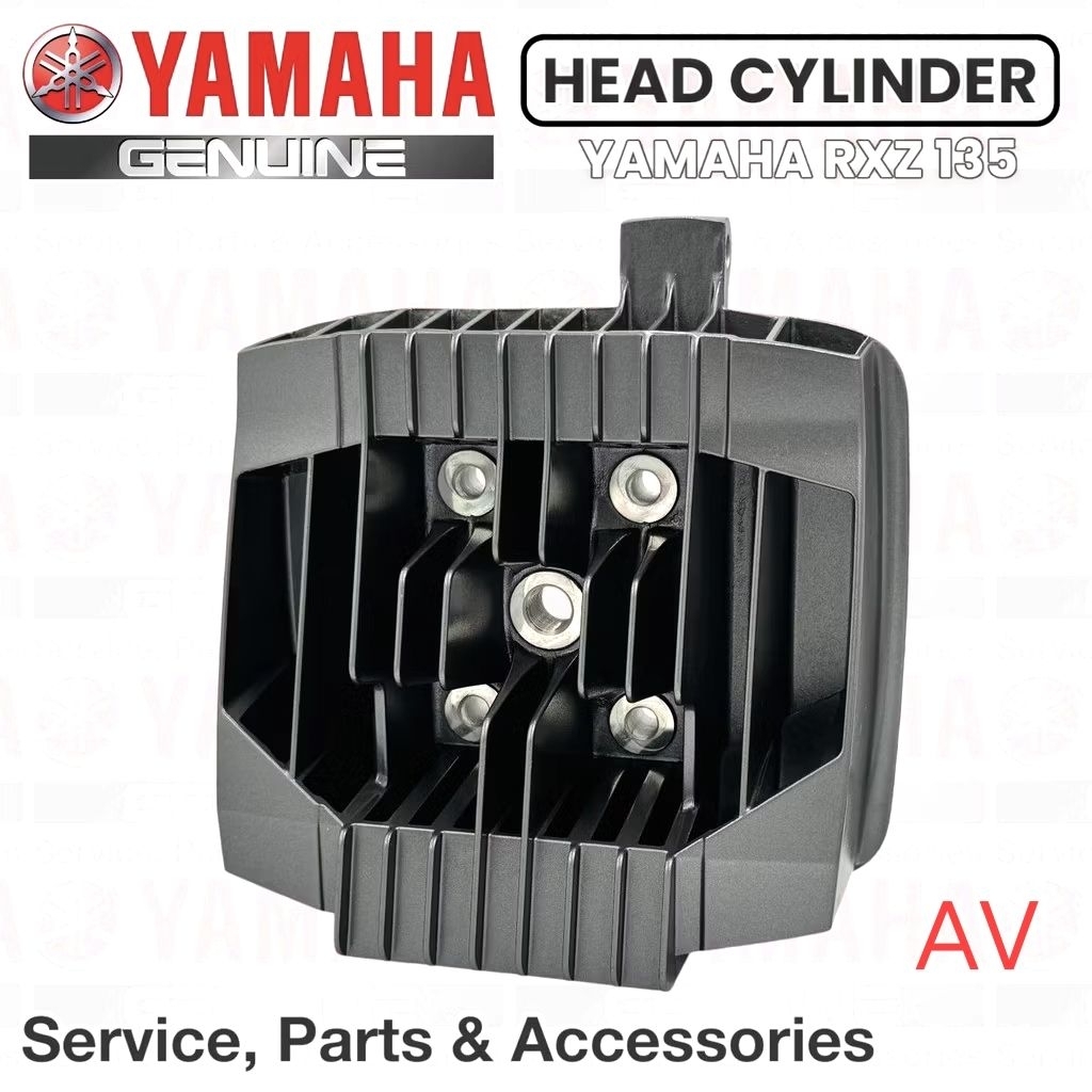 Yamaha Blok Head RXZ 135 Motor RXZ 135 Bahan Full Aluminium CNC Kualitas Sangat Baik Pemasangan PNP 