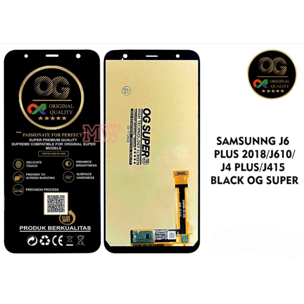 LCD SAMSUNG J6PLUS2018/J6 2018/J610/J4 PLUS/J415 LCD TOUCHSCREEN ORIGINAL OG SUPER