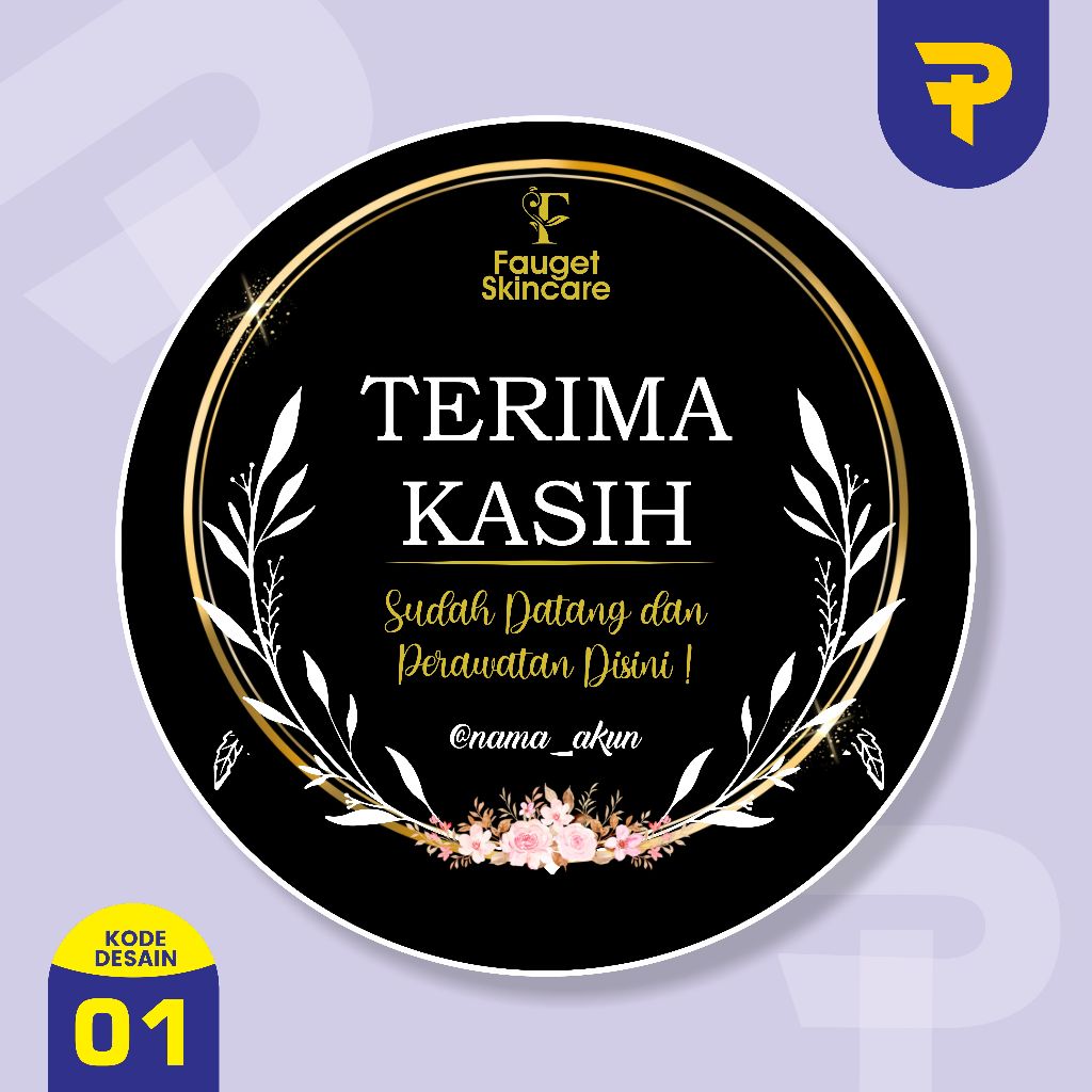 

stiker scincare stiker kecantikan