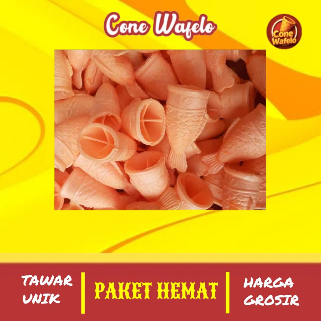 

Paket Hemat Fish Cone 3x9 cm isi 250 pcs