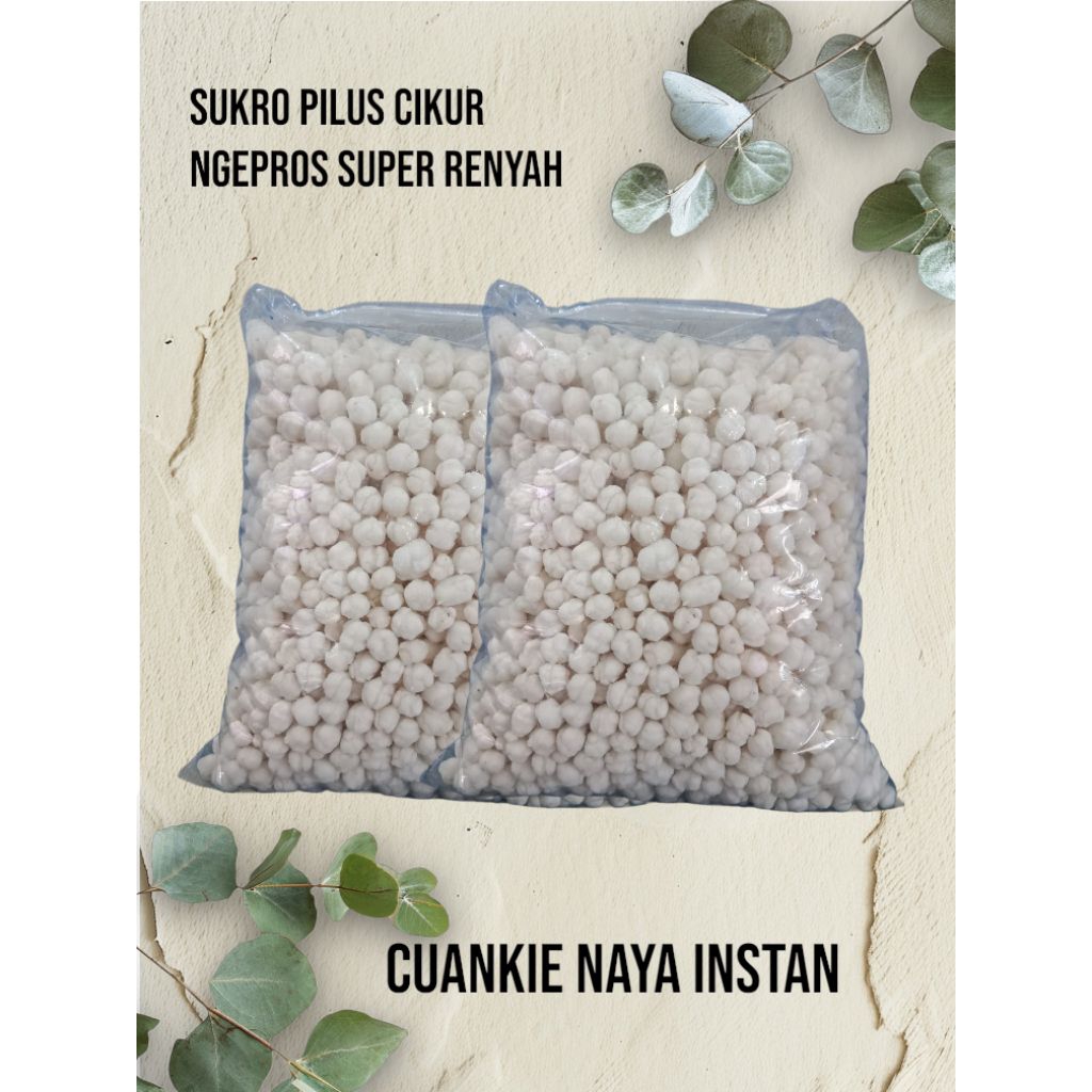 

Sukro Pilus Ngepros Cikur Kembang super Renyah dan Gurih Ukuran 1kg