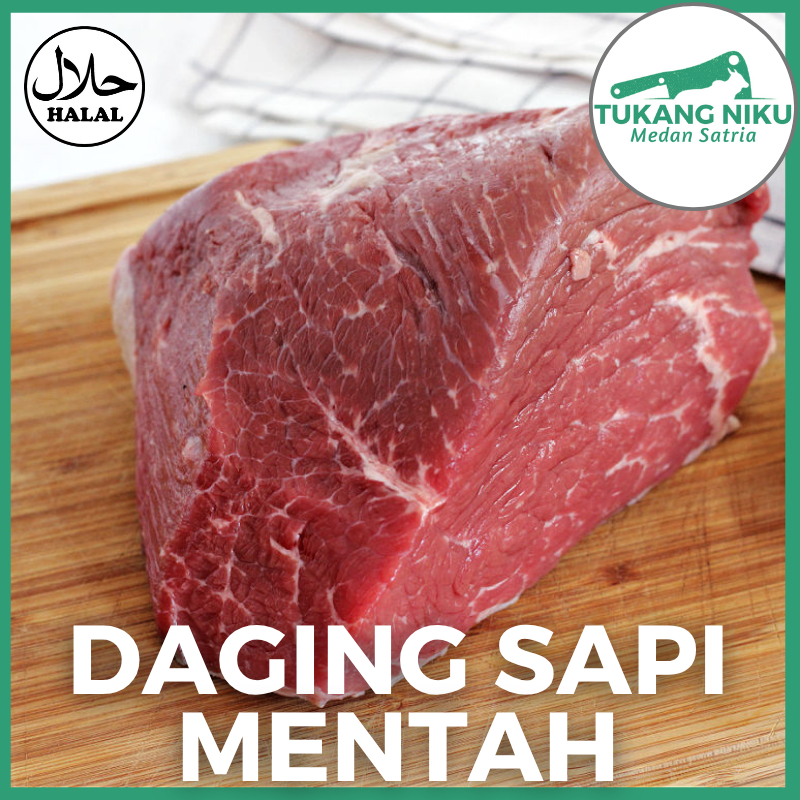 

DAGING SAPI HALAL - MENTAH FROZEN SEDIKIT LEMAK FRESH SEGAR BEKU POTONG KG GRAM GR BEKASI RENDANG