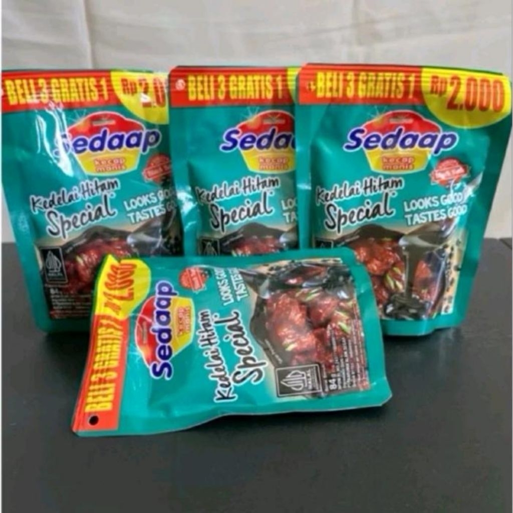 

Kecap Sedaap 2000 Hitam Kental Manis Enak 1pcs (ecer)
