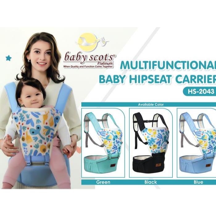 Hipseat Baby Scots Platinum - HS2043. Gendongan BabyScots