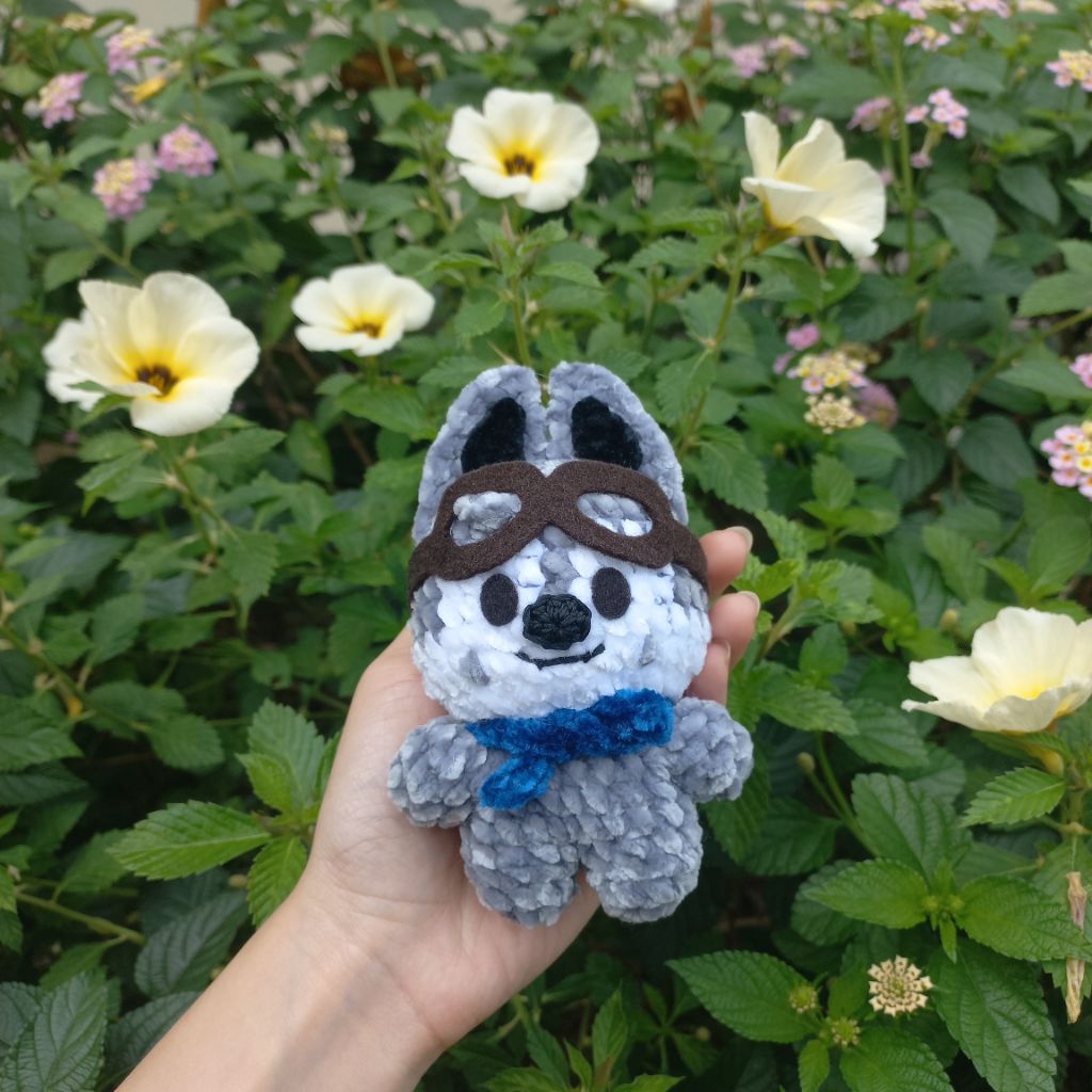 Boneka Rajut Skzoo Pilot ver. 10cm