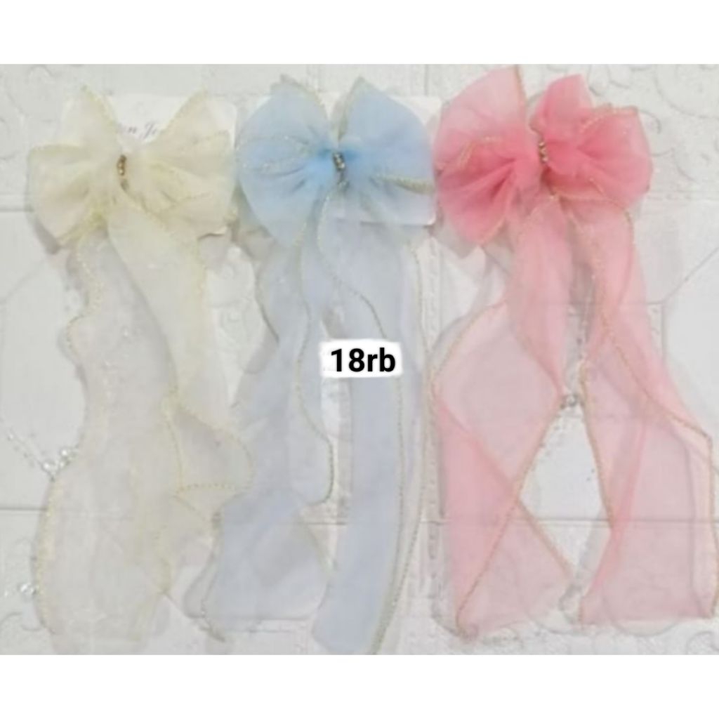 Jepit Rambut Anak Pita Panjang