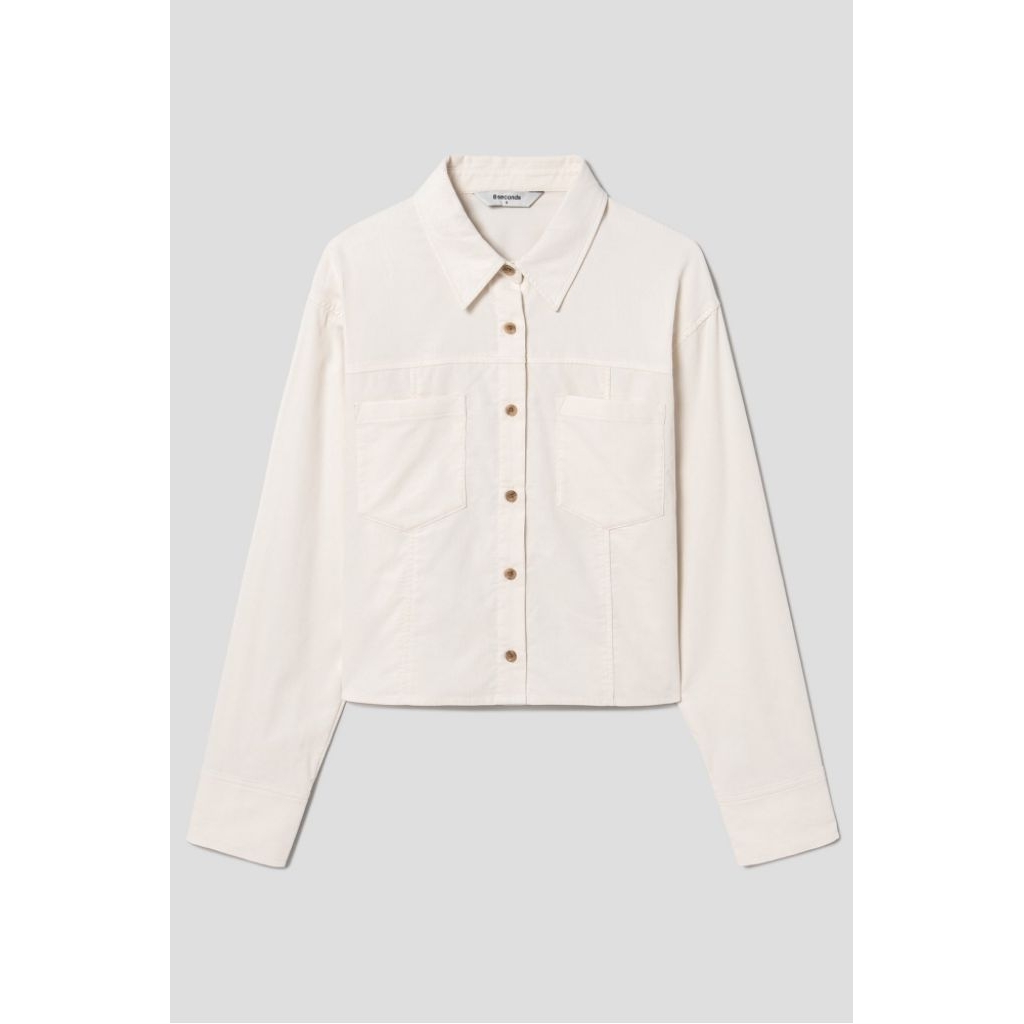 kemeja crop Corduroy brand 8 seconds