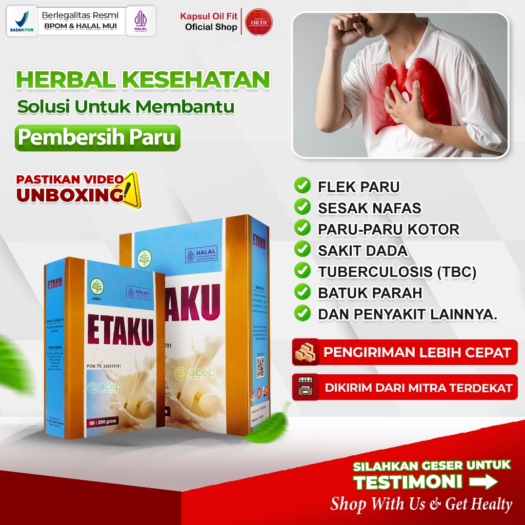 

Susu Pembersih Paru Paru Anak Dewasa Obat Flek Paru Paru Radang Tenggorokan Gurah lendir Dahak Radang Paru Ispa TBC Tuberculosis Batuk Walatra Etaku Goat Milk Susu Kambing Etawa Murni