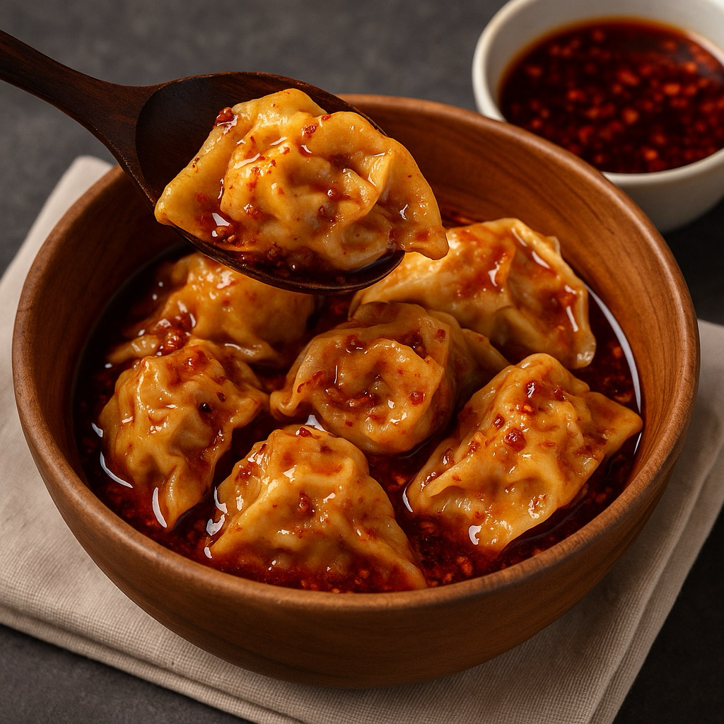 

[Pengen Jajan] Pangsit Chili Oil Homemade | 10pcs | Halal