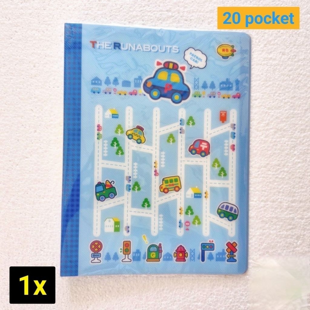 

Map File / Folder A4 20 Pockets Kantong The Runabouts