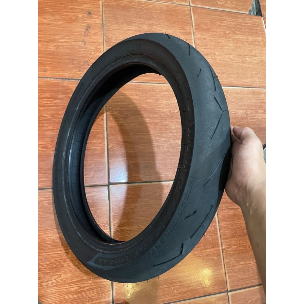BAN EX RACE/BEKAS BALAP PIRELLI DIABLO ROSSO CORSA II 100/80 RING 17