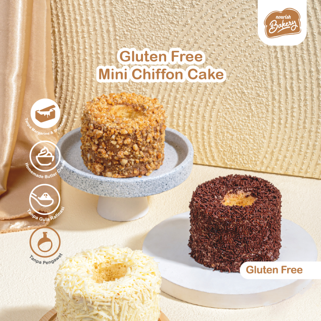 

Gluten Free Mini Chiffon Cake (No Shortening, Full Grass Fed Butter)