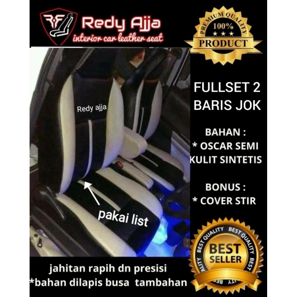 SARUNG JOK MOBIL AGYA COVER JOK AYLA ETIOS VIOS YARIS 2 BARIS