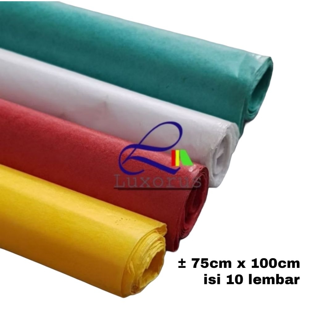 

Kertas Minyak Putih / Warna (10 Lembar)