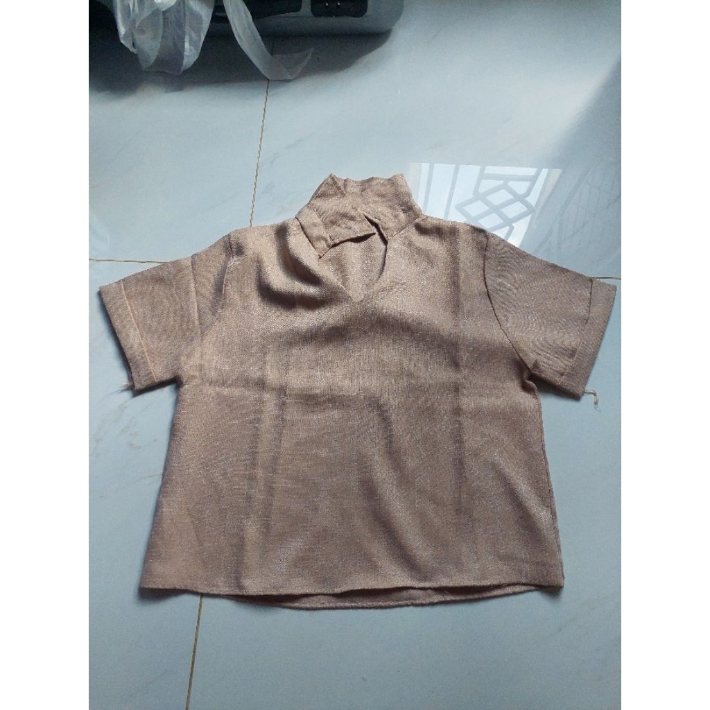 Kemeja ada Woman Crop Top Preloved