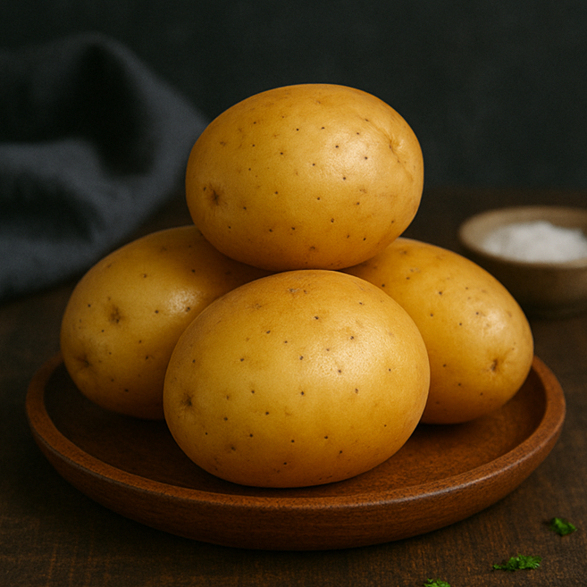 

Kentang Segar, Sedang