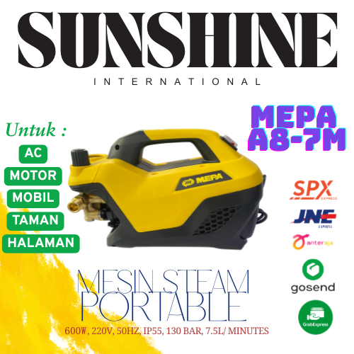 MEPA A5 Alat Steam Cuci Motor & Mobil Jet Cleaner Cuci AC DLL JET CLEANER / JET WASHER 450 WATT 110 