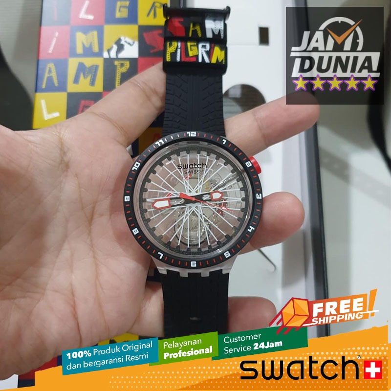 JAM TANGAN PRIA SWATCH ORIGINAL SWATCH SB05K103 SWATCH SB05K 103 BIG BOLD NG B084