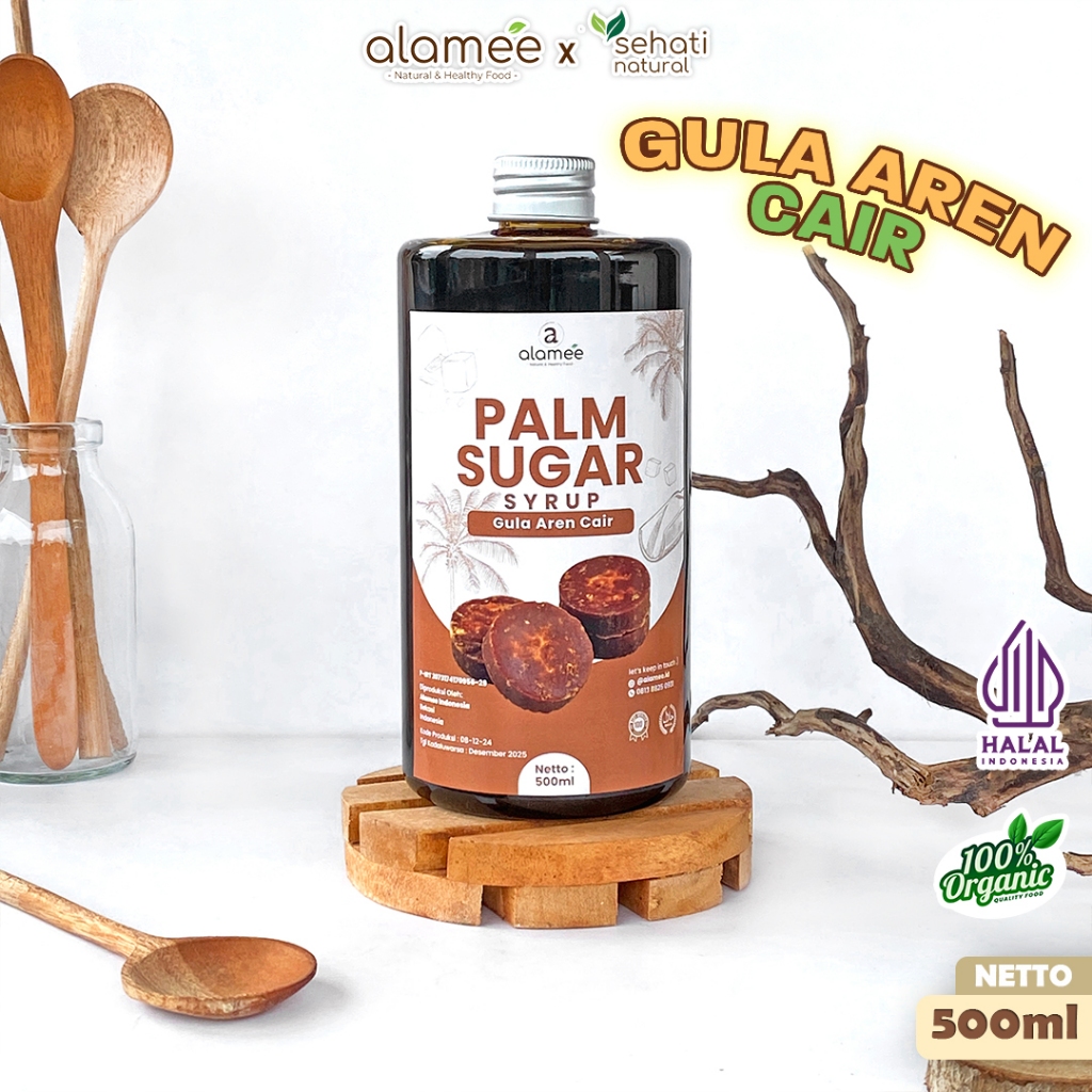 

Gula Aren Cair Syrup Palm Sugar Murni Barista Brown Sirup Natural Manis Asli Organic Liquid Organik