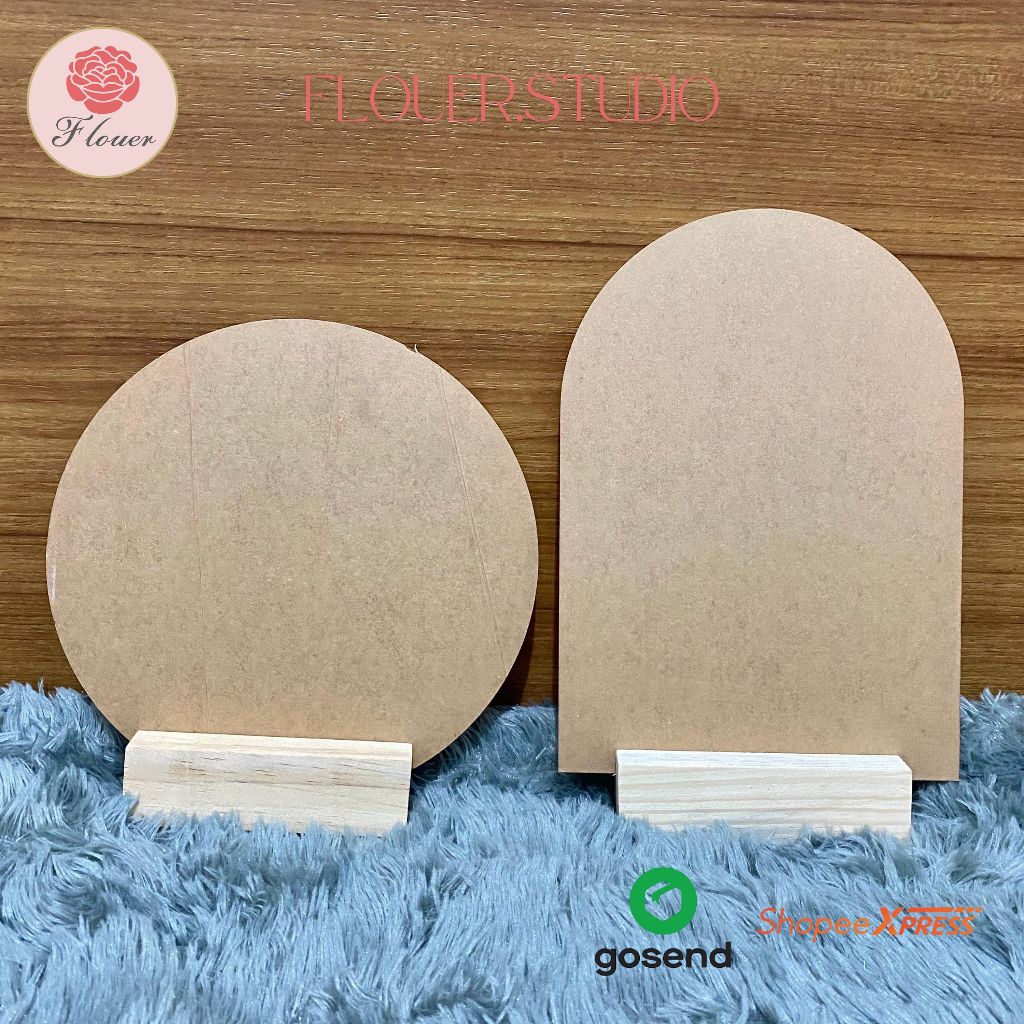 Akrilik Bening Lembaran A5 2mm - Potongan Bentuk Kubah / Pintu