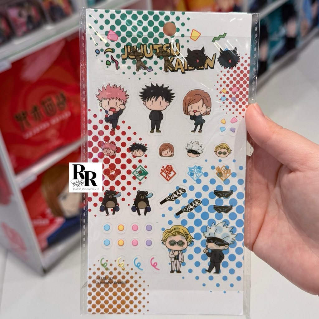 

Miniso x JJK - Stiker Anime / Jujutsu Kaisen Chibi Stikers (White)