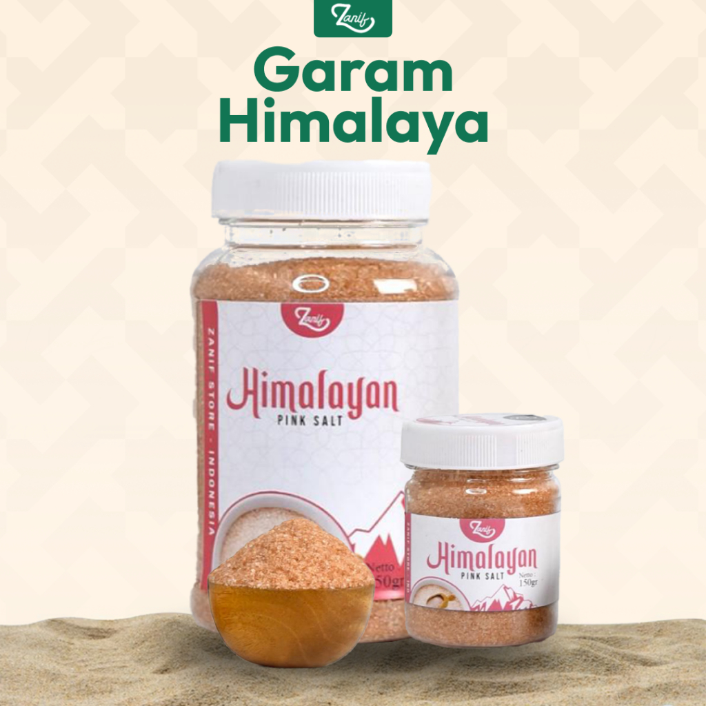 

Zanif Store - Himalayan Salt Organic Pure 100% / Garam Himalaya Organik Premium Pink Salt