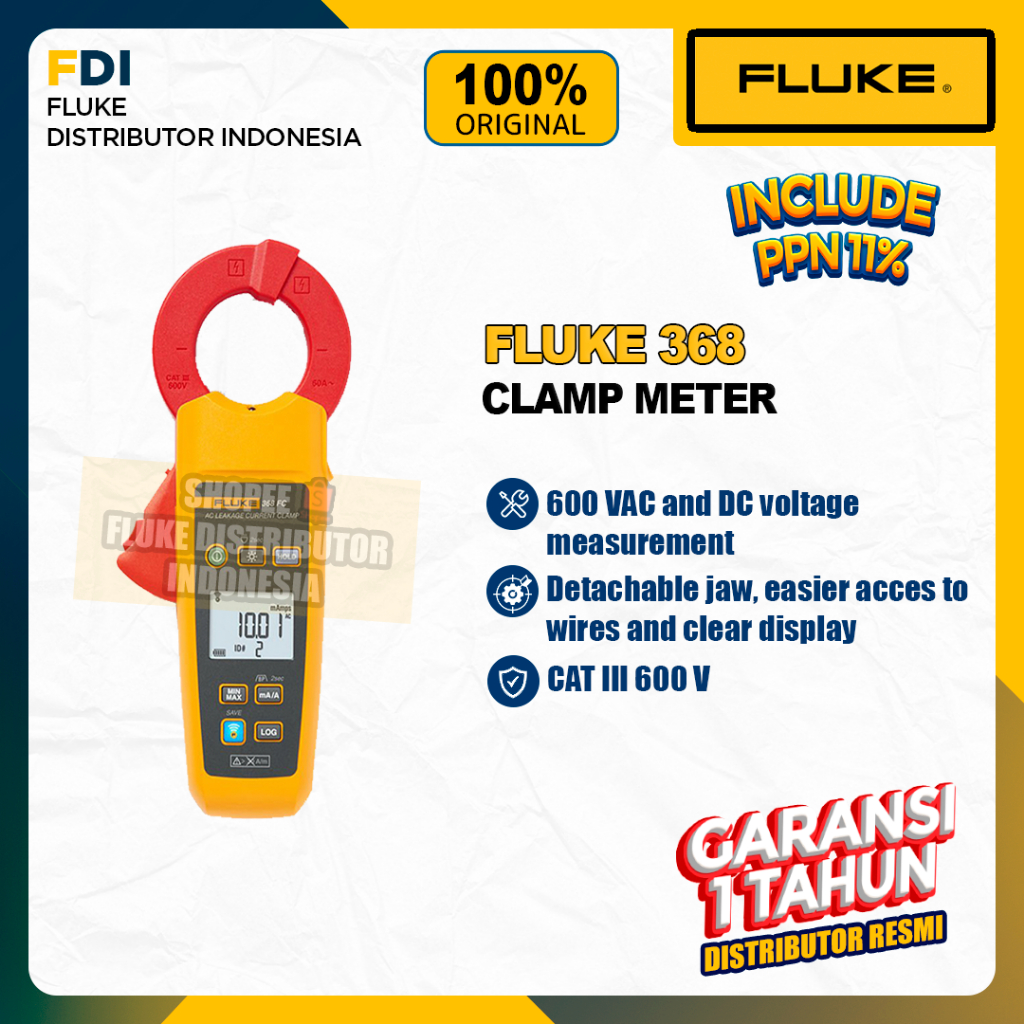 FLUKE 368 Leakage Current Clamp Meter