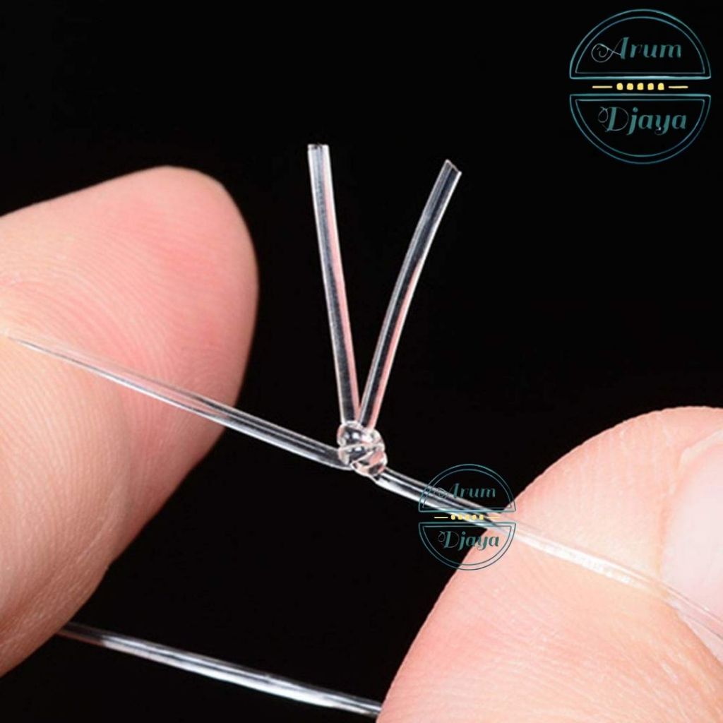 Benang Nilon Tali Senar Transparan Non Elastis Benang Super Kuat DIY Tasbih Kalung Gelang