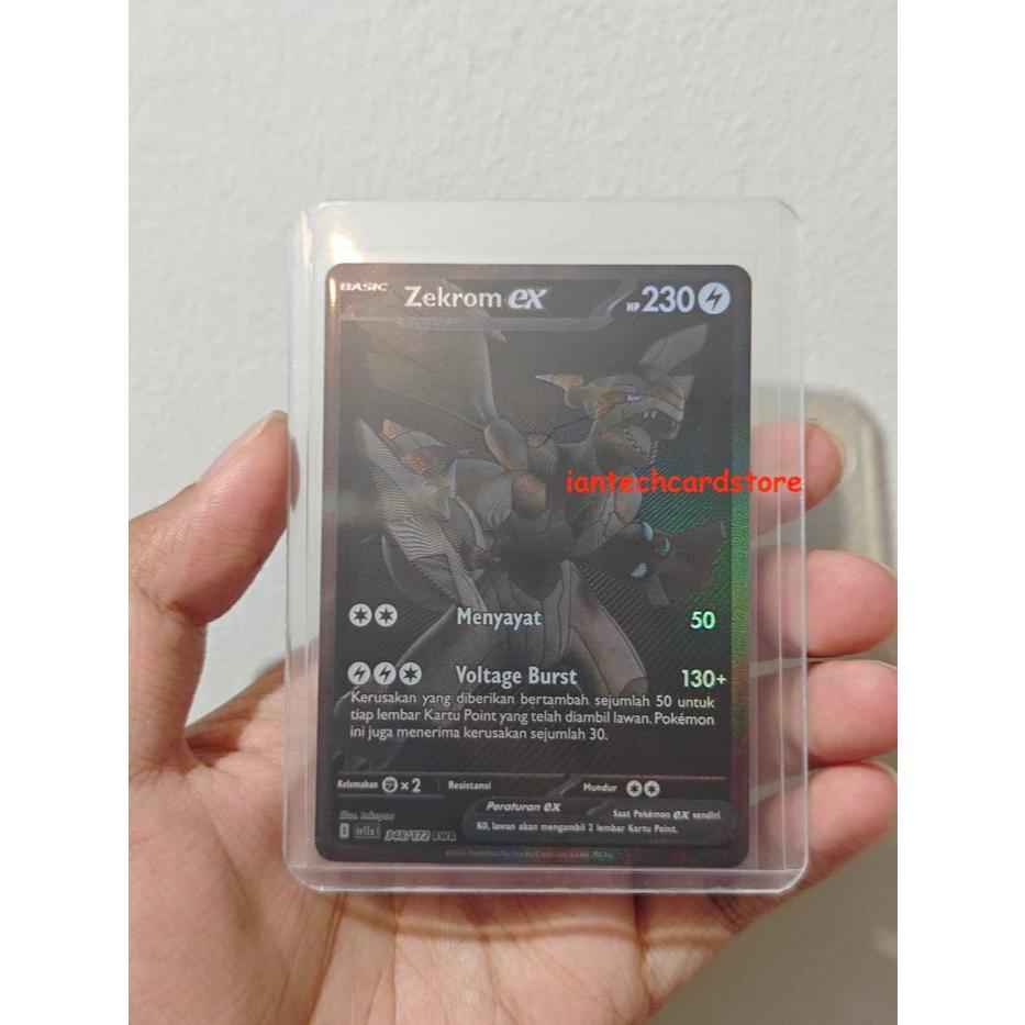 Zekrom ex BWR 348/172 sv11s - Hitam & Putih - Kartu Pokemon TCG Indonesia