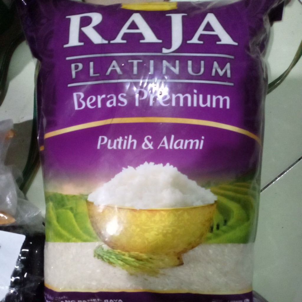

beras putih cap raja kemasan 5kg
