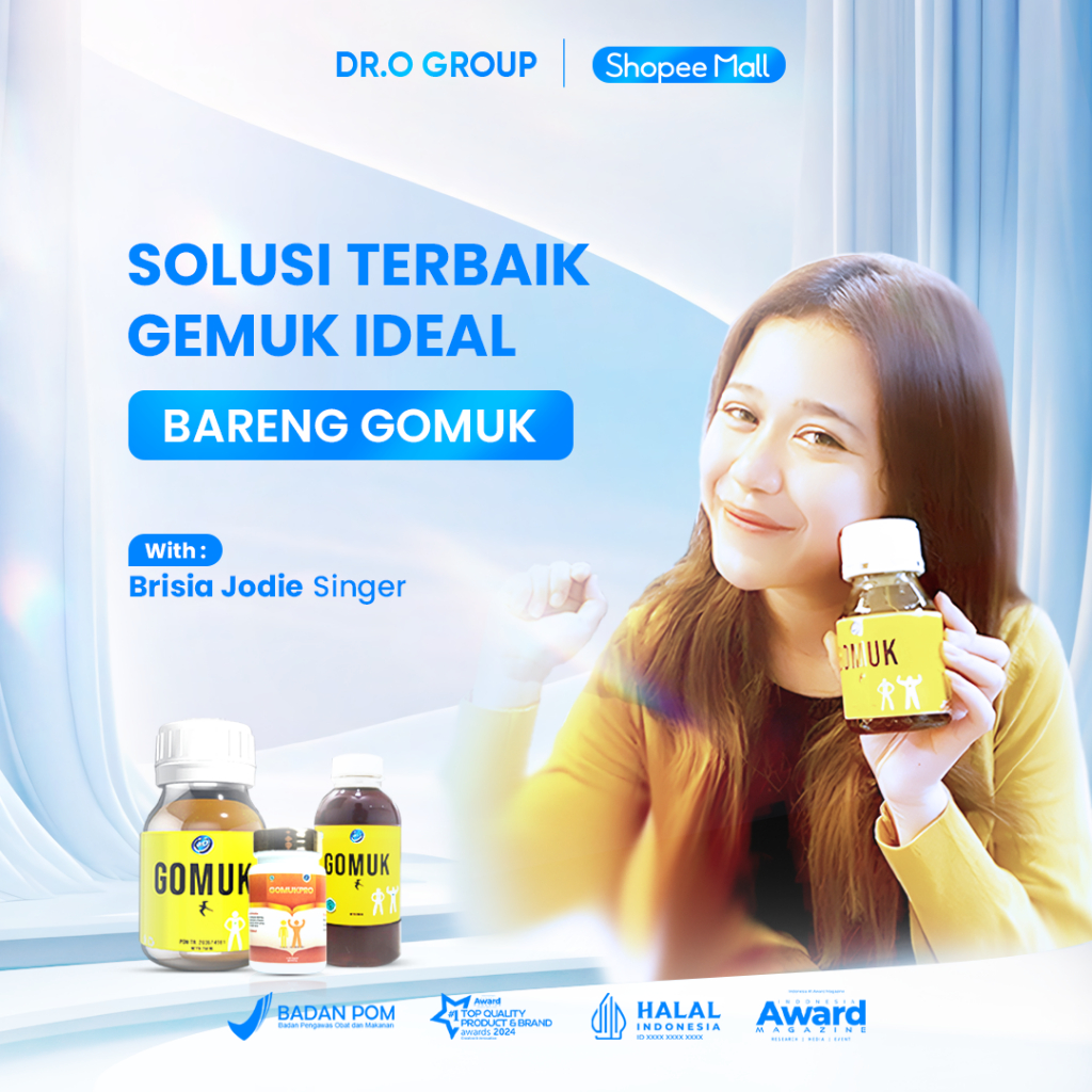 Gomuk 200ml & Gomuk Pro ( 1 Gomuk + 1 Gomuk Pro ) - Solusi Tepat Untuk Menambah Berat Badan/ Gomuk H