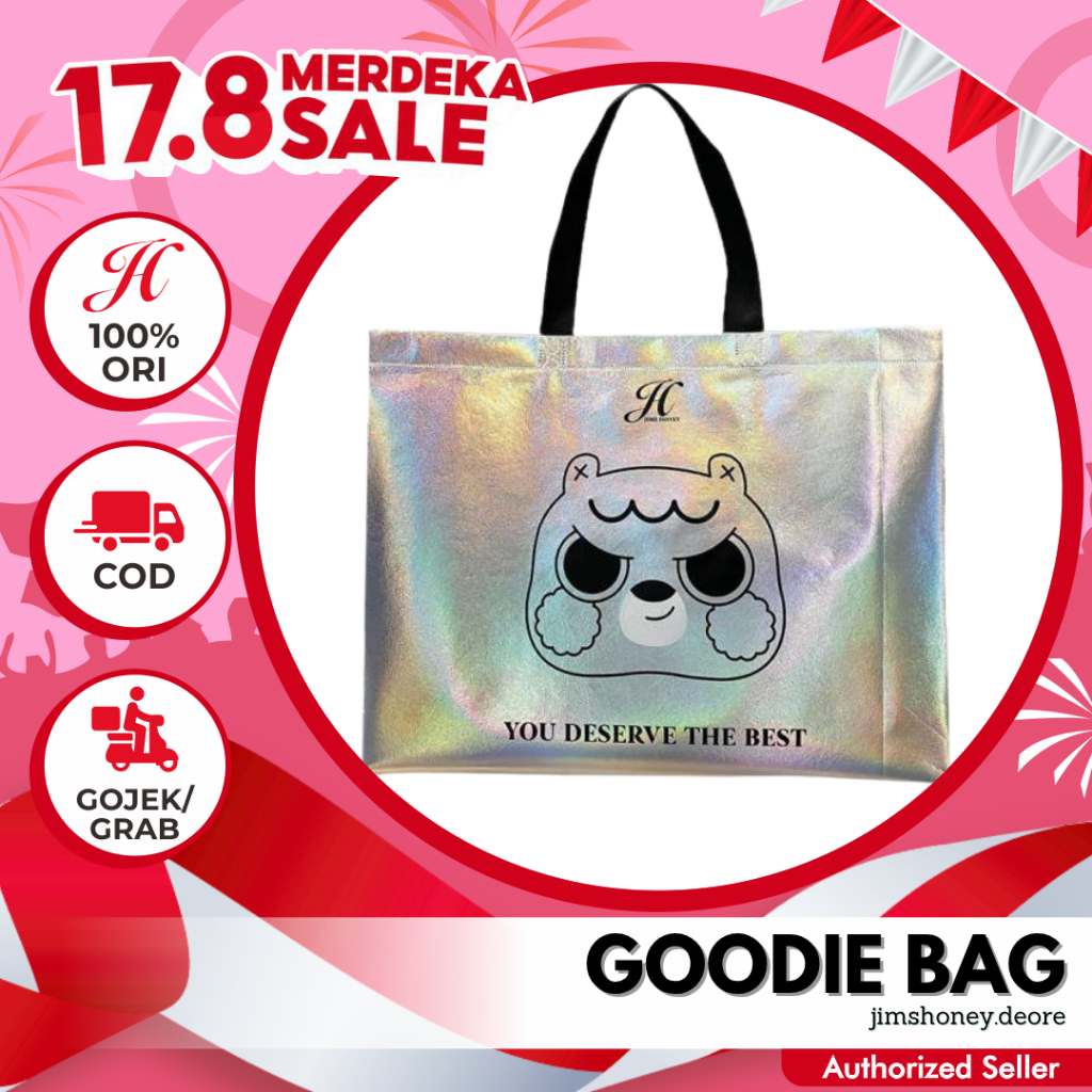 

Jims Honey Goodie Bag Tas Paper Belanja Shopping Bag Go Green Bahan Spunbond Murah Jimshoney