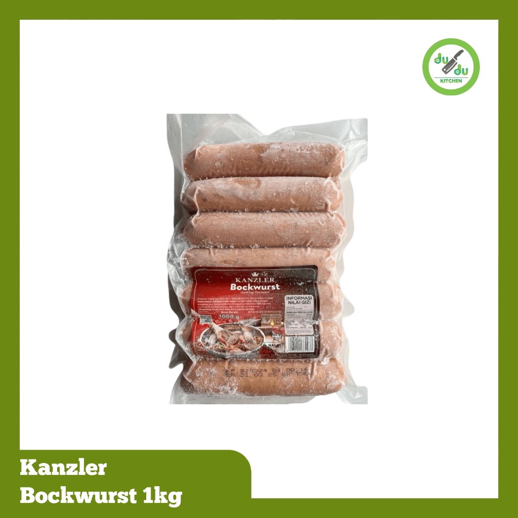 

Kanzler Sosis Bockwurst - Sausage Beef Sapi Bbq Hotdog