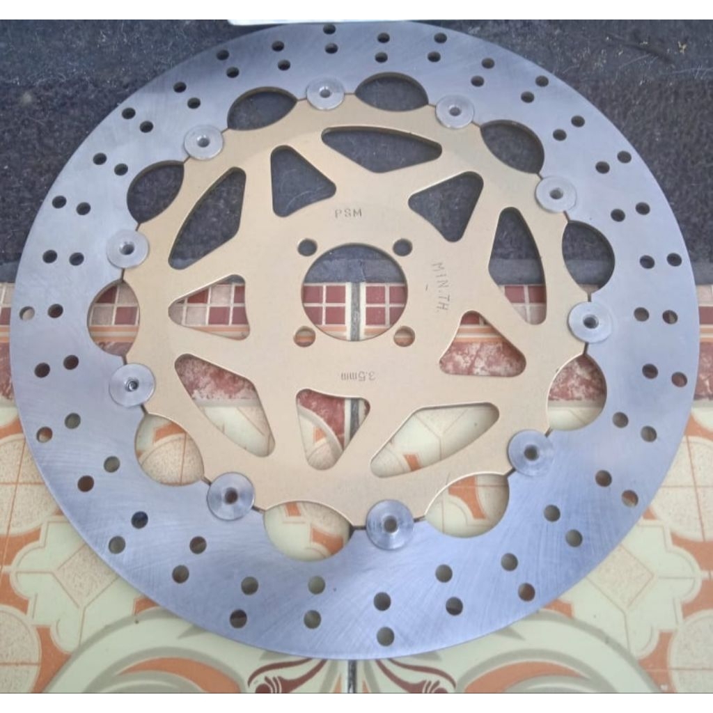 Disc cakram floating original PSM Uk 320mm PNP Satria 2 Tak Hiu Lumba (PSM SERI PERTAMA)