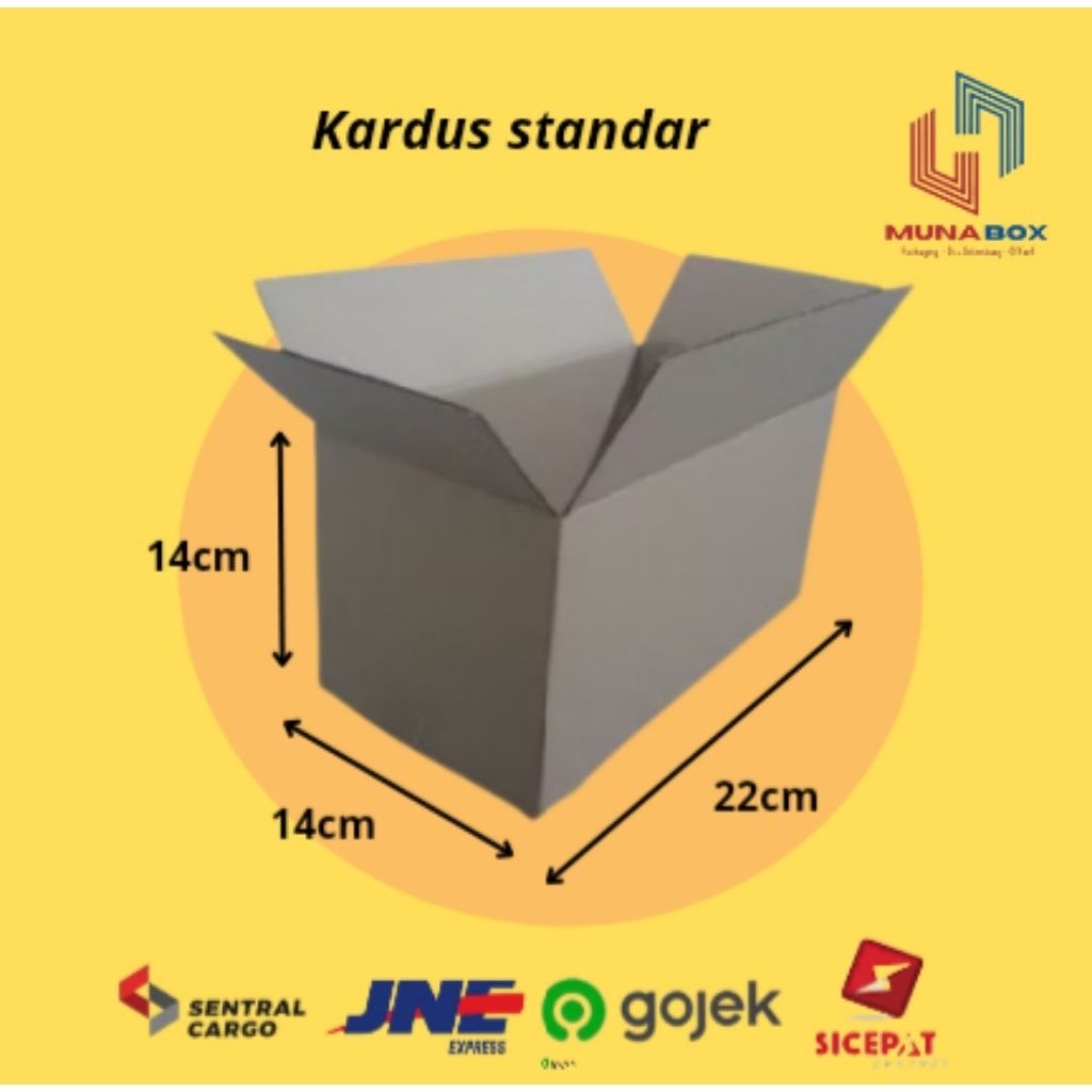 

Kardus Standar Box 22x14x14 Kardus Packing