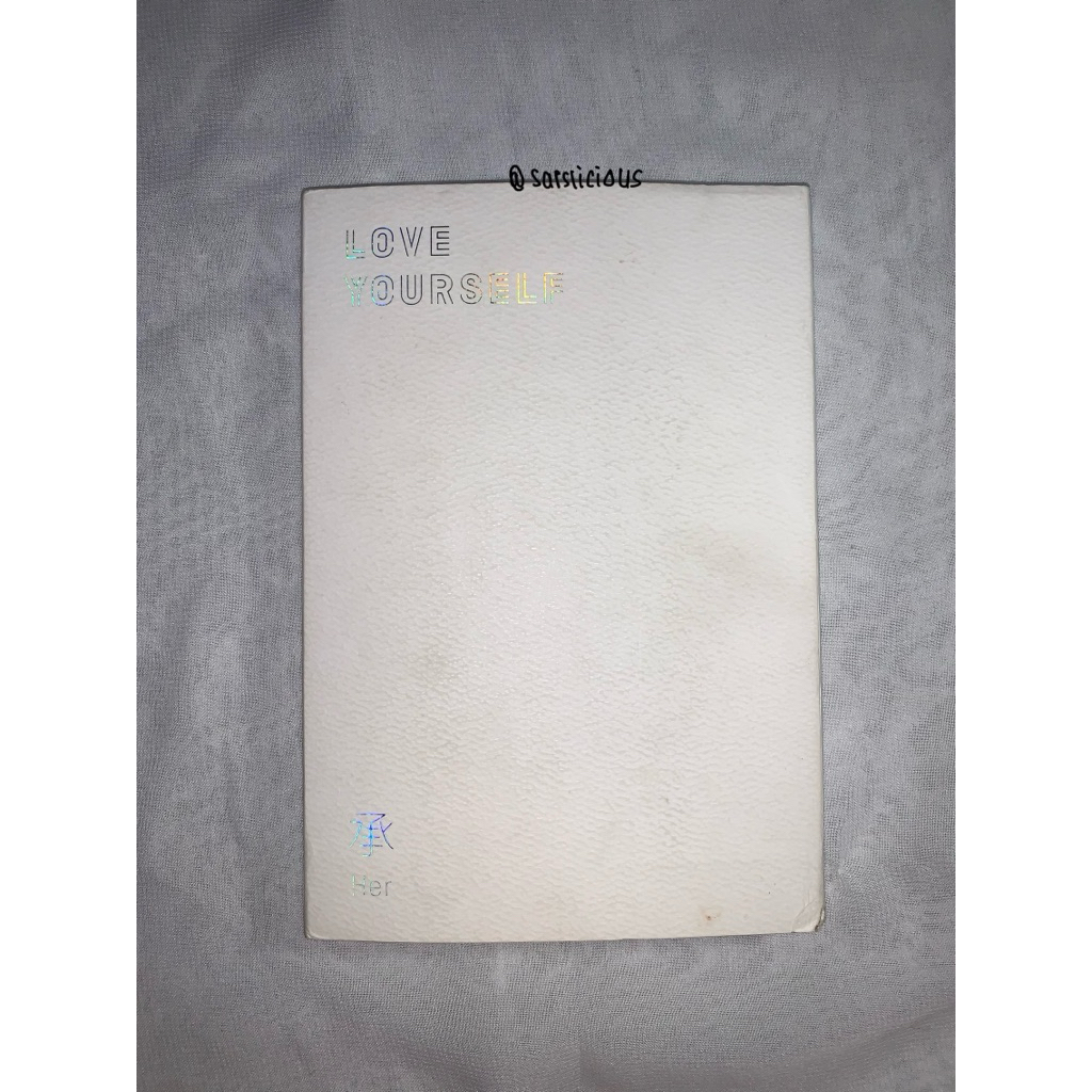 ALBUM BTS LOVE YOURSELF HER+pc jimin