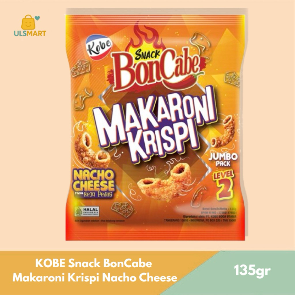 KOBE Snack BonCabe Makaroni Krispi Nacho Cheese