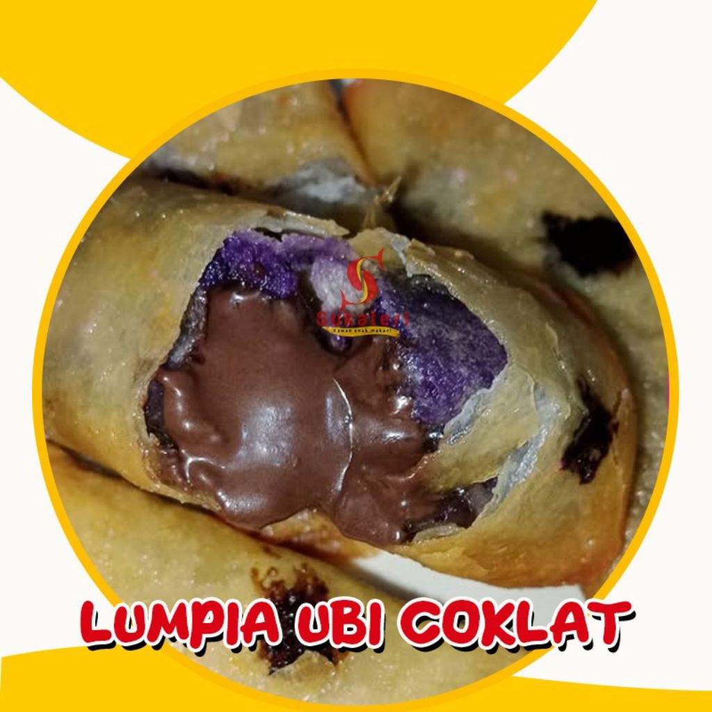 

LUMPIA UBI COKLAT | UBI UNGU COKLAT | FROZEN | ISI 4 PCS DI MEDAN - Halal