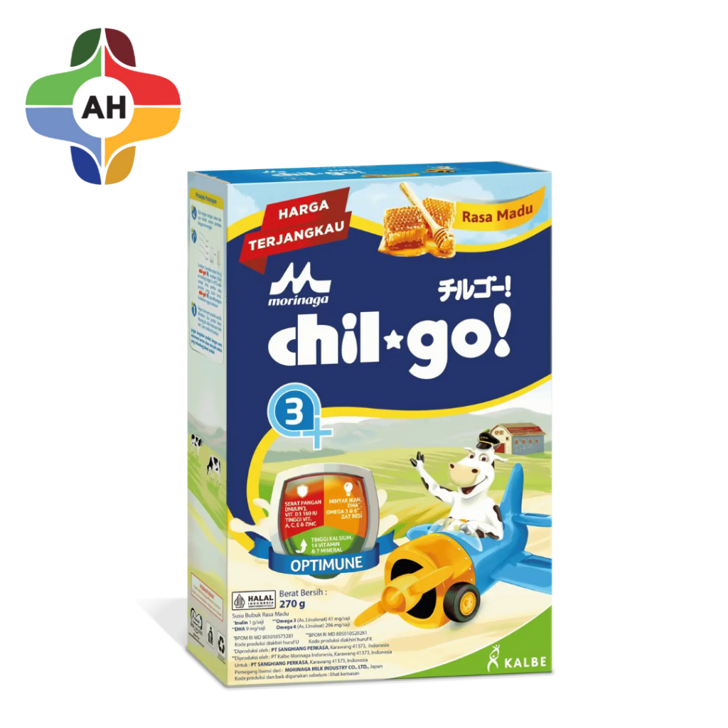 

MORINAGA CHILGO 3+ VANILA / MADU 270 GR - APOTEK HUTAMA
