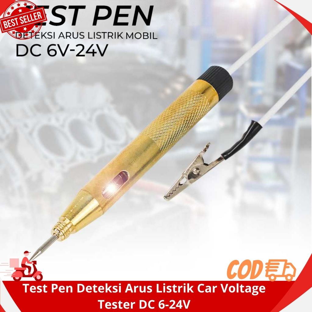 Testpen Dc / Tespen Dc 12v 24v Digital