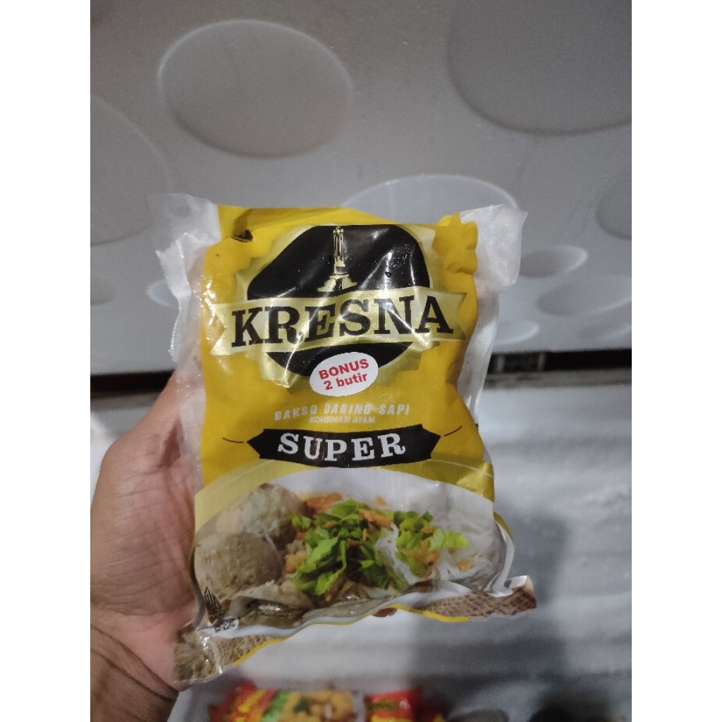 

bakso sapi kresna super isi 25(ada uratnya sedikit) bukan polos