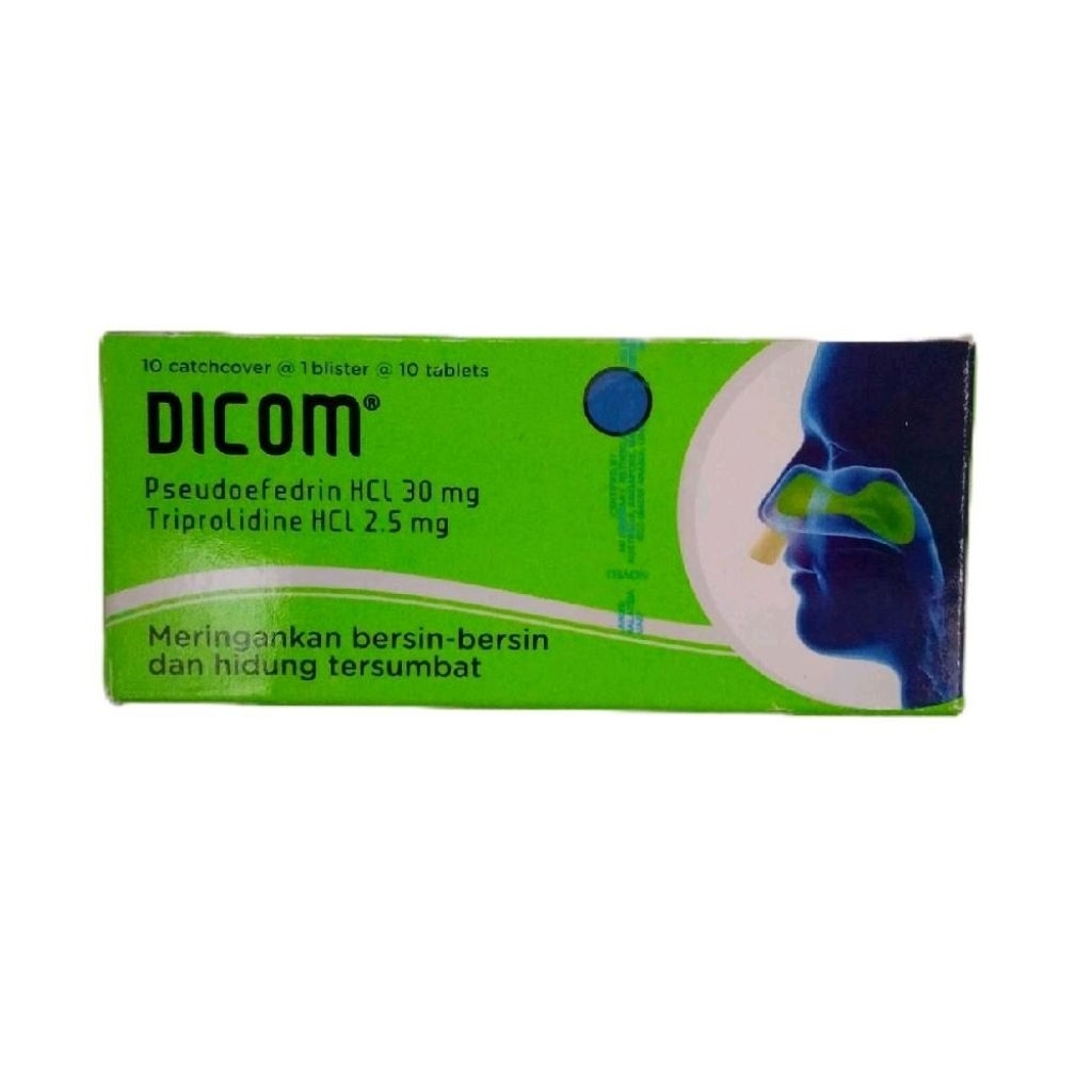 Dicom 10 Tablet - Pereda Hidung Tersumbat