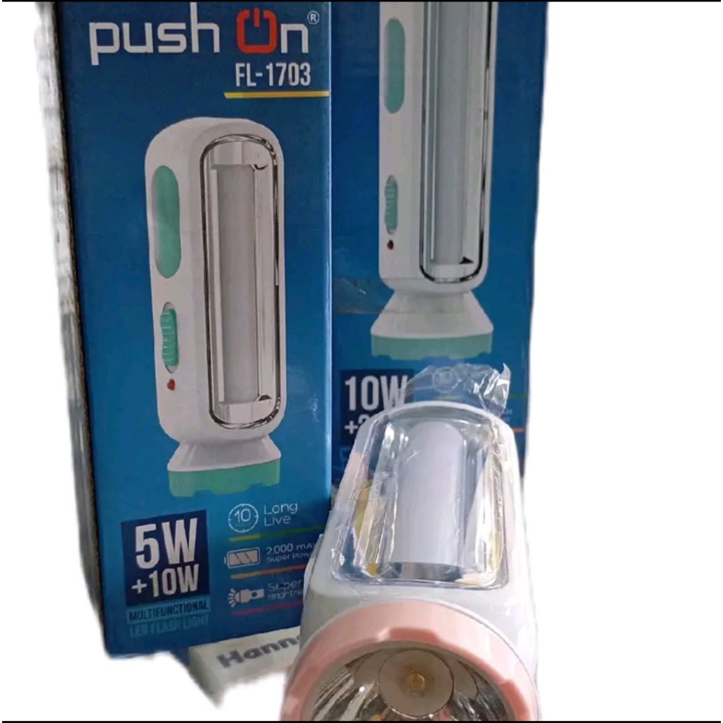 senter push on, senter cars dan lampu emergency PUSH ON
