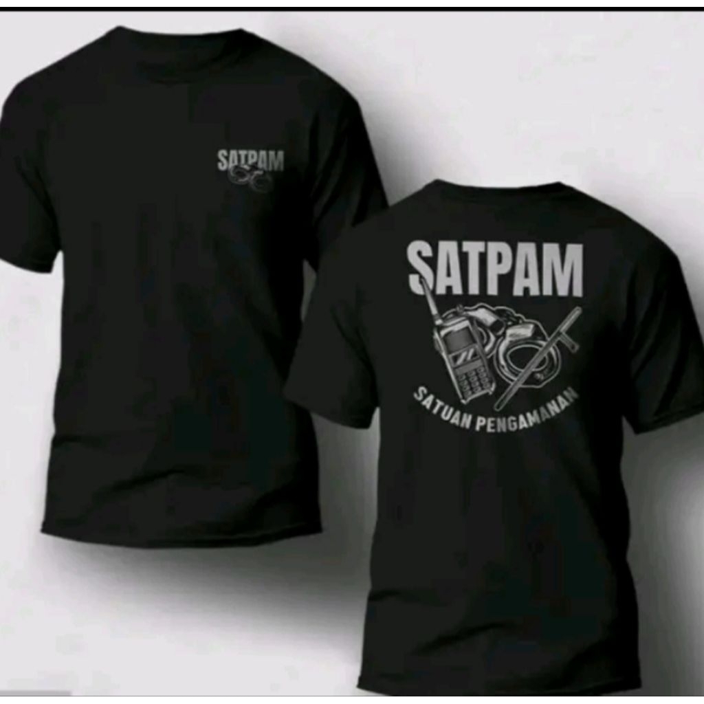 Kaos T shirt Satpam Satuan pengaman