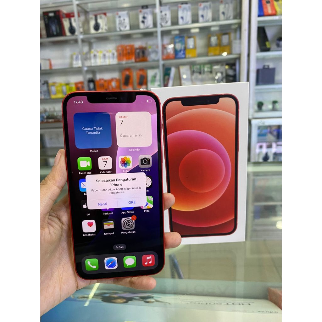 IPHONE 12 128GB SECOND SEKEN BEKAS GARANSI EX IBOX