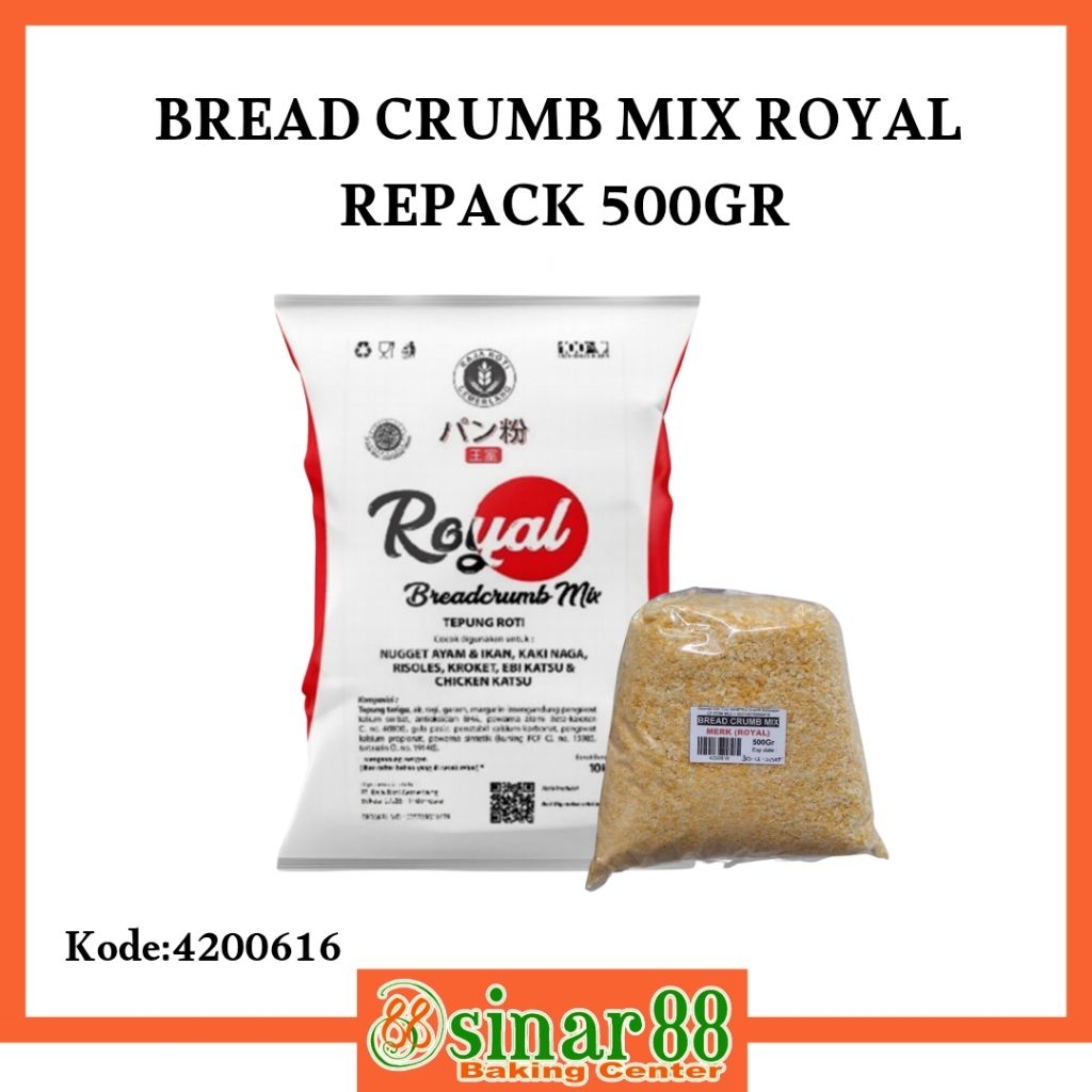

BREAD CRUMB MIX ROYAL REPACK 500GR