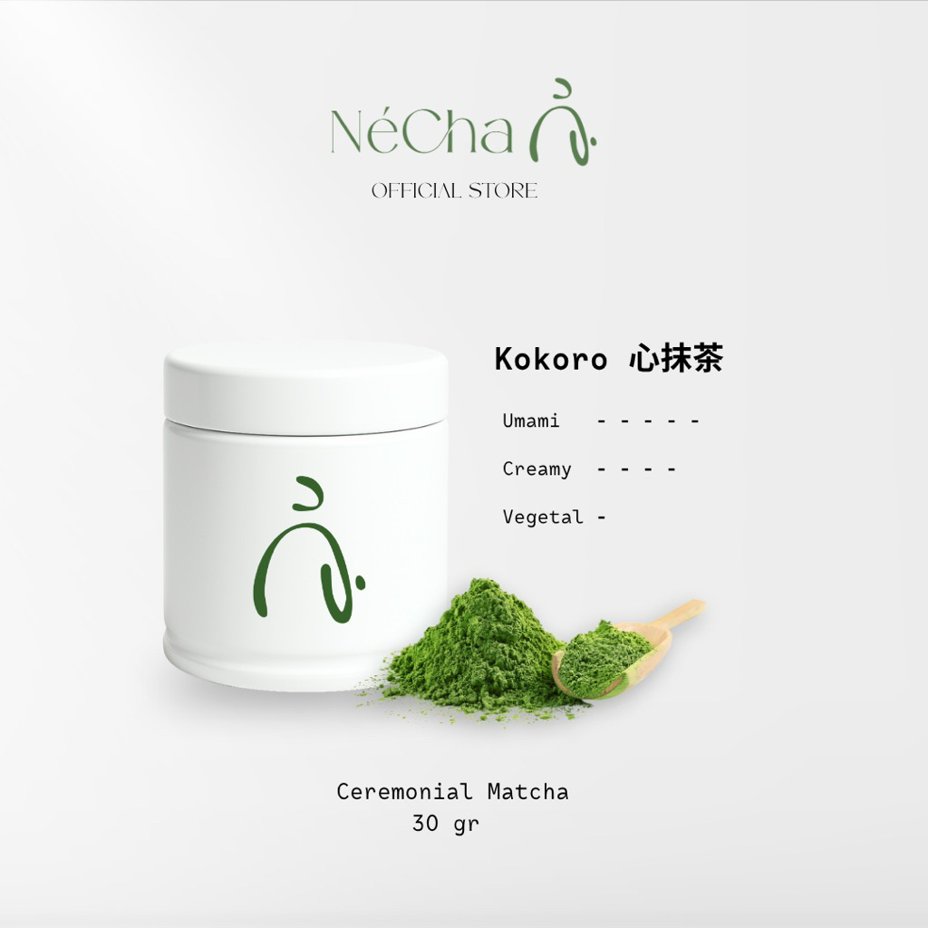 

NeCha Kokoro Ceremonial Grade Matcha - 30gr Tin Can